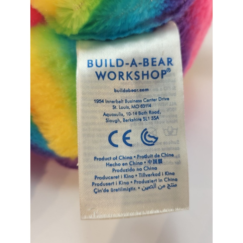 Build-A-Bear Workshop Buddies Rainbow Friends Bear (Build A Bear) Pride - Picture 5 of 5